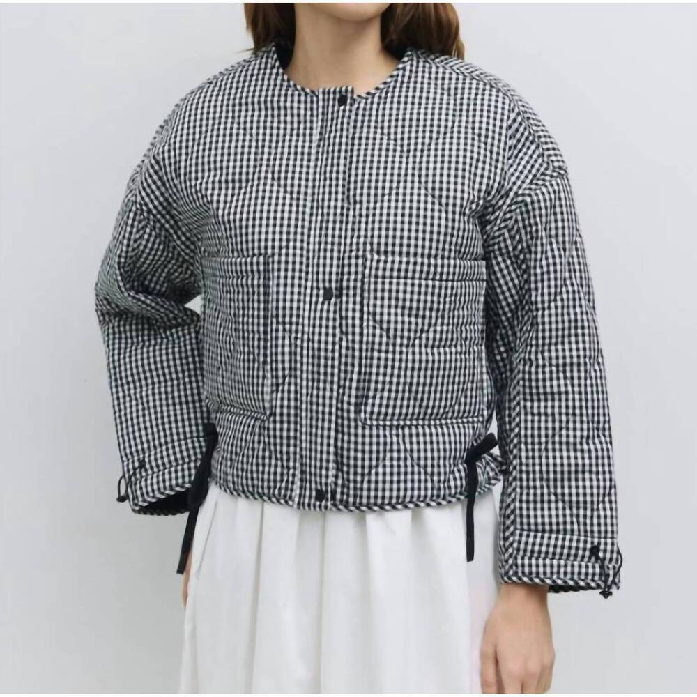 NEW ALL : ROW rochelle crop jacket in black